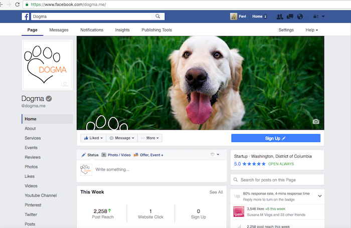 New Facebook Pages Layout