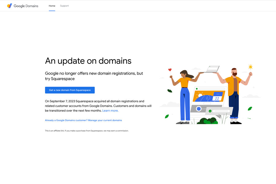Google’s Pattern of Abandonment: Google Domains being sold to Squarespace